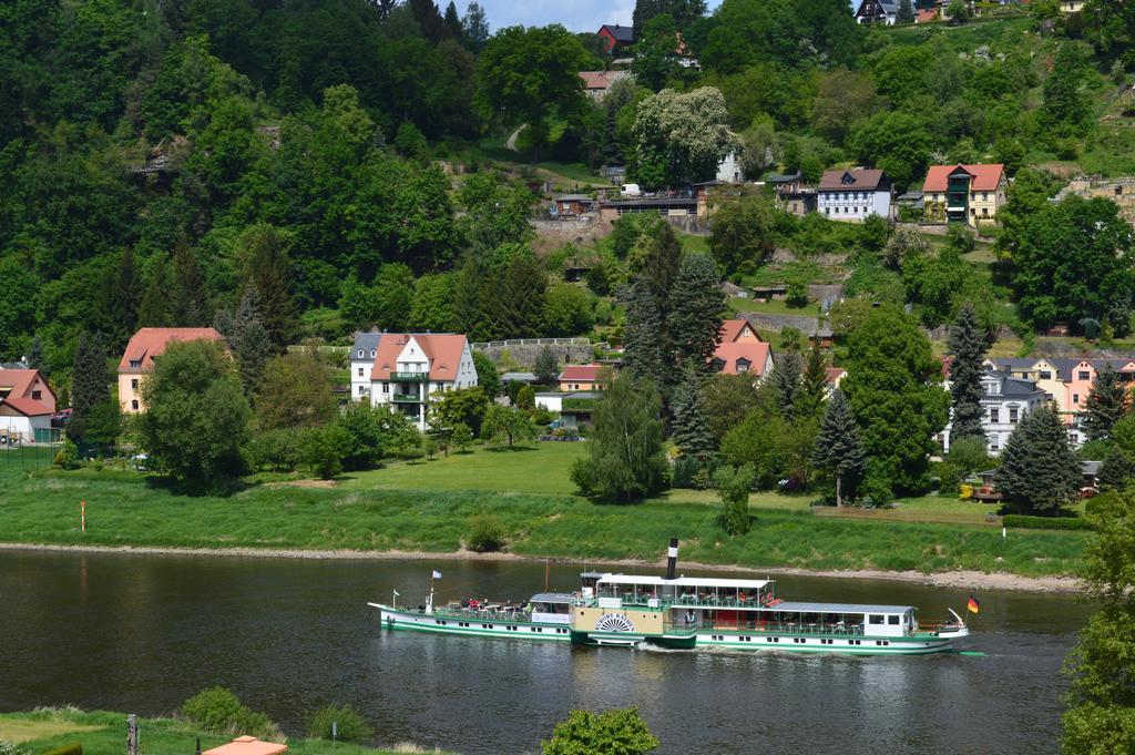 Haus Abendsonne Appartement Stadt Wehlen Buitenkant foto