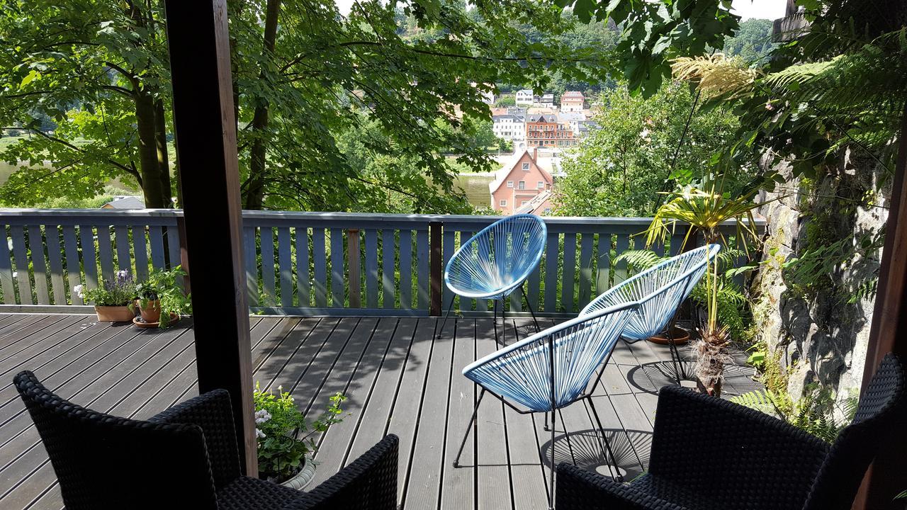 Haus Abendsonne Appartement Stadt Wehlen Buitenkant foto